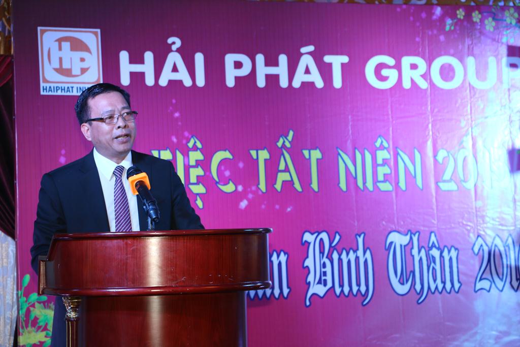 Ông Đào Tiến Dũng – Phó TGĐ Công ty xúc động chia sẻ những suy nghĩ về 2015 đầy trưởng thành của HẢI PHÁT INVEST.