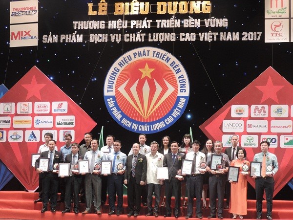 Top 10 Thương hiệu phát triển bền vững 2017